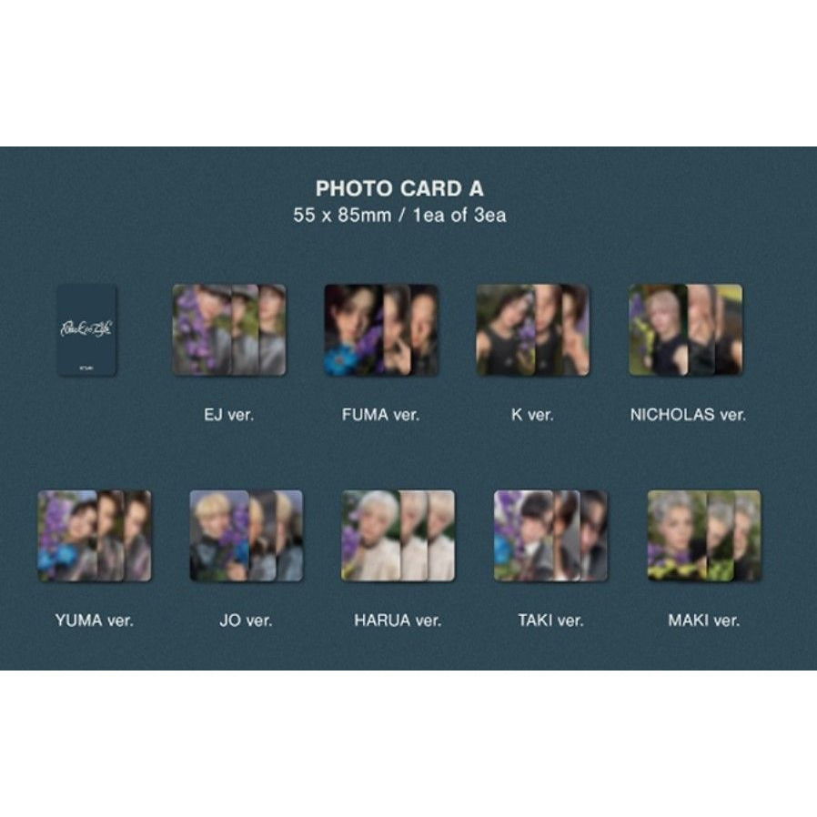 理塔。&TEAM Back to Life 官方個人封面版專輯小卡A andTEAM 恩聽 專卡 花卡 下巴卡 臉頰卡-細節圖4