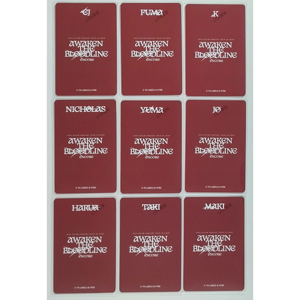 理塔。&TEAM 官方ATB演唱會安可場 新版外套卡 andTEAM &team 恩聽 小卡-細節圖2