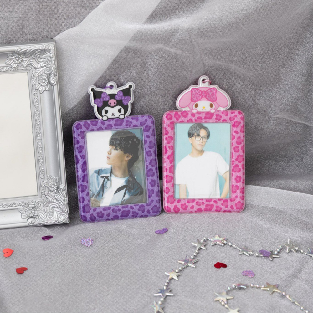 理塔。三麗鷗豹紋PVC卡套 凱蒂貓 酷洛米 卡片保護套 證件套 偶像明星-細節圖4