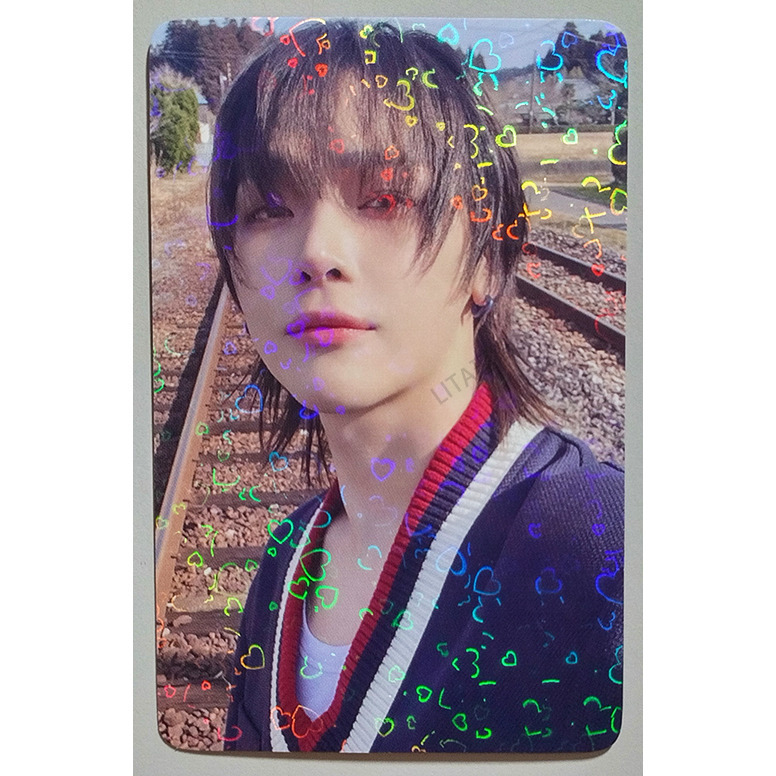 理塔。&TEAM 五月雨 Samidare 官方WEVERSE日本特典 andTEAM &team 恩聽 小卡 閃卡-規格圖1