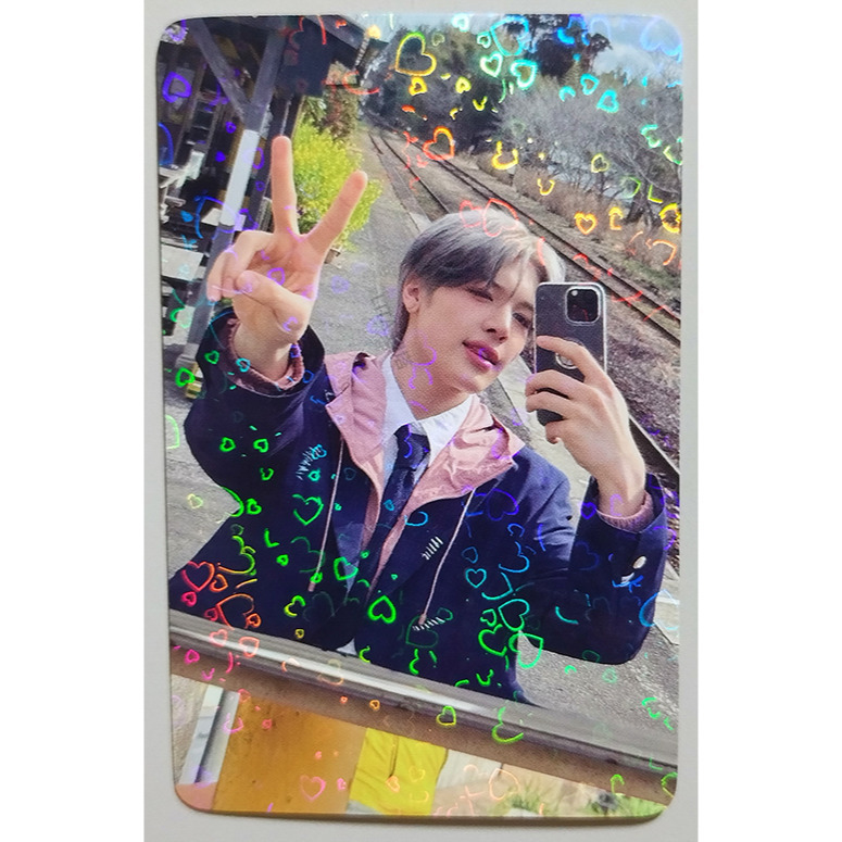 理塔。&TEAM 五月雨 Samidare 官方WEVERSE日本特典 andTEAM &team 恩聽 小卡 閃卡-規格圖1