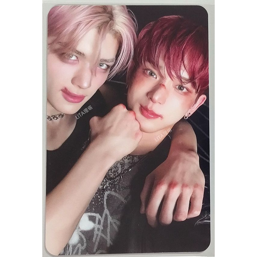 理塔。&TEAM Back to Life 官方WEVERSE特典 andTEAM 恩聽 小卡 拳擊卡 雙人卡-規格圖1