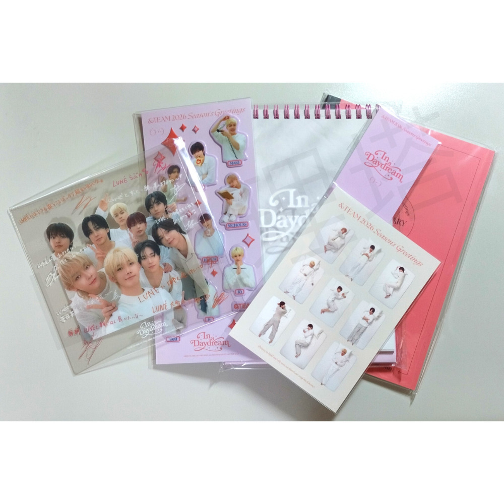 固配（桌曆+日記寫真本+QR碼卡等）