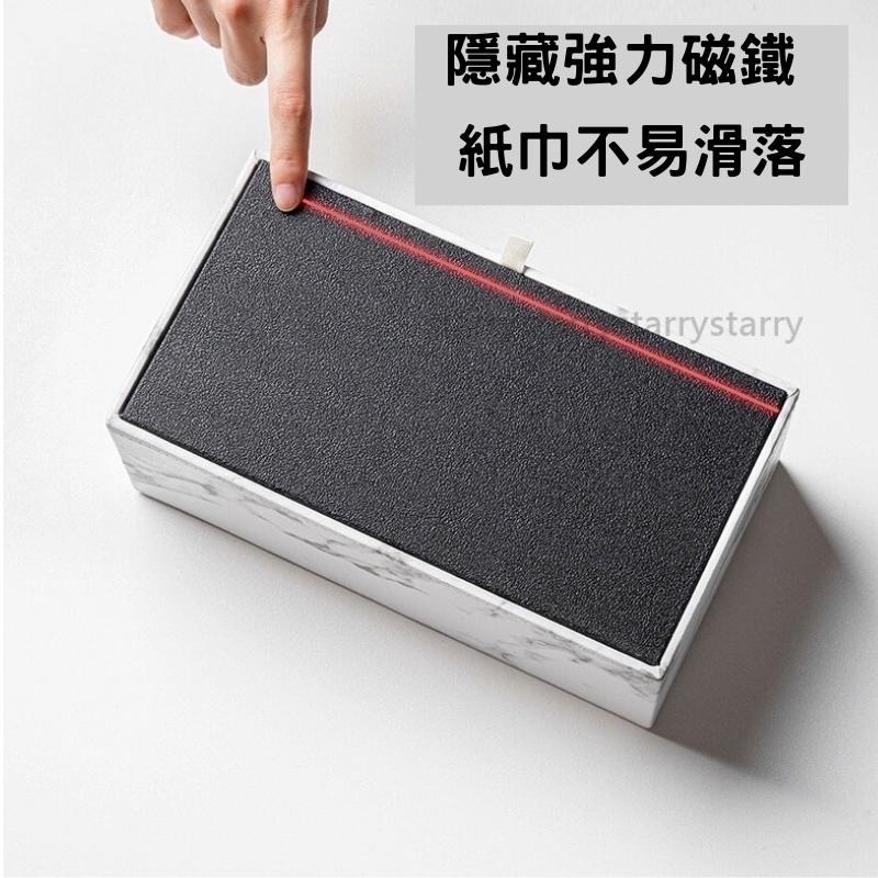 面紙盒 衛生紙盒 皮革面紙盒 皮革衛生紙盒 衛生紙收納盒  面紙收納盒 紙巾盒 大理石面紙盒-細節圖6