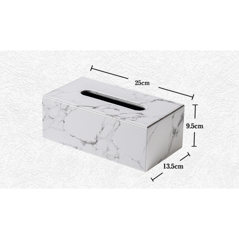 面紙盒 衛生紙盒 皮革面紙盒 皮革衛生紙盒 衛生紙收納盒  面紙收納盒 紙巾盒 大理石面紙盒-規格圖9