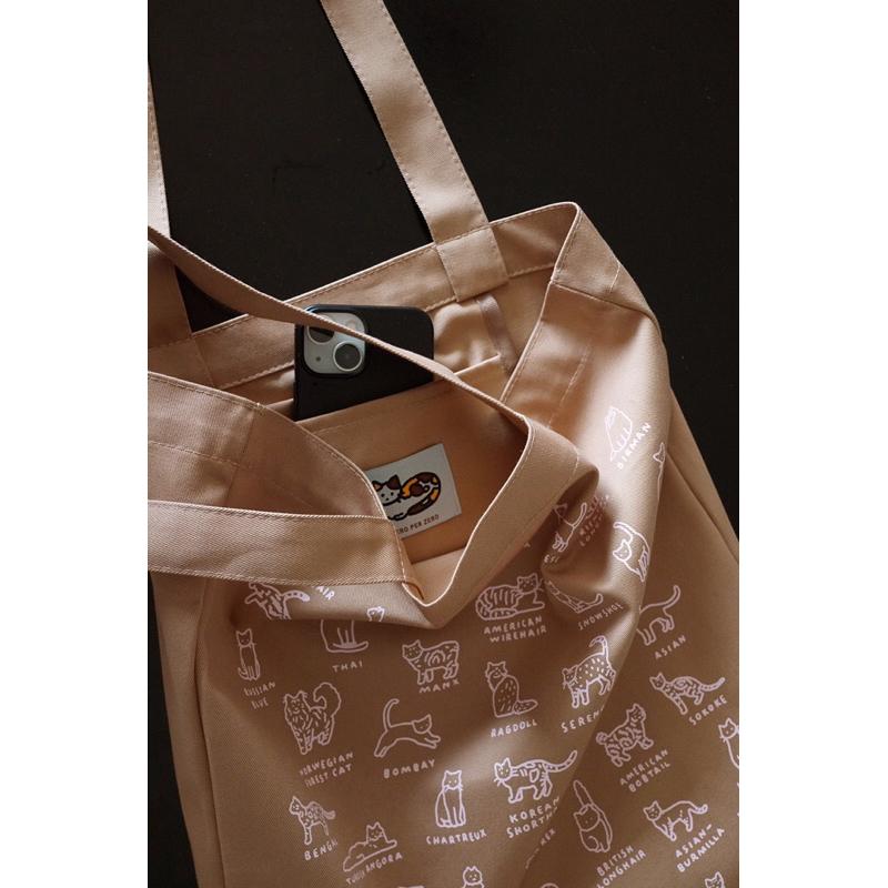 【日日文創舖】Zero Per Zero．貓咪品種圖鑑 環保袋-細節圖3