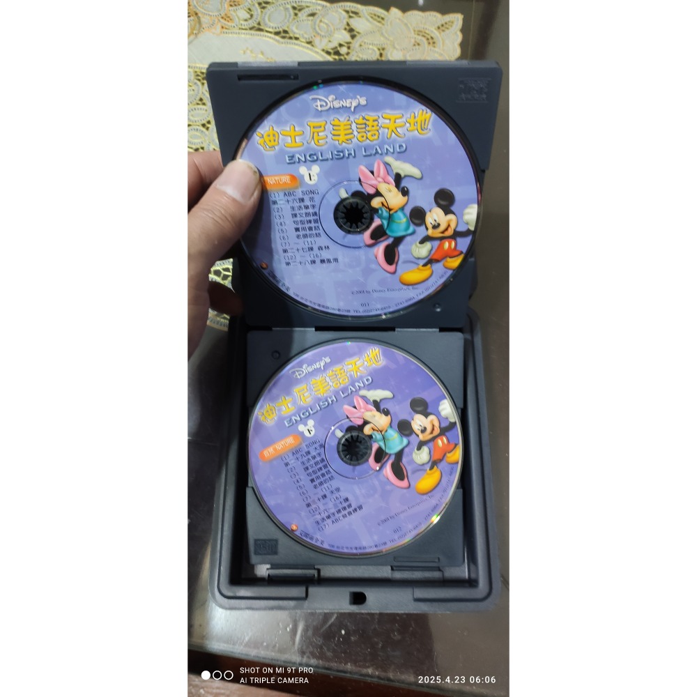迪士尼美語天地 CD10片 二手-細節圖2