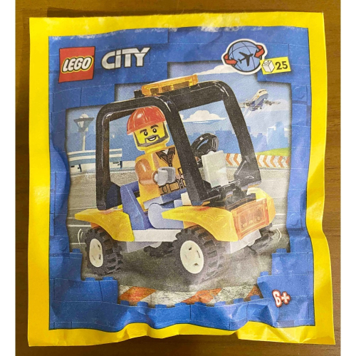 《Brick Factory》全新 樂高 LEGO 952306 機場工作人員 運輸車 工程車 城市系列 City