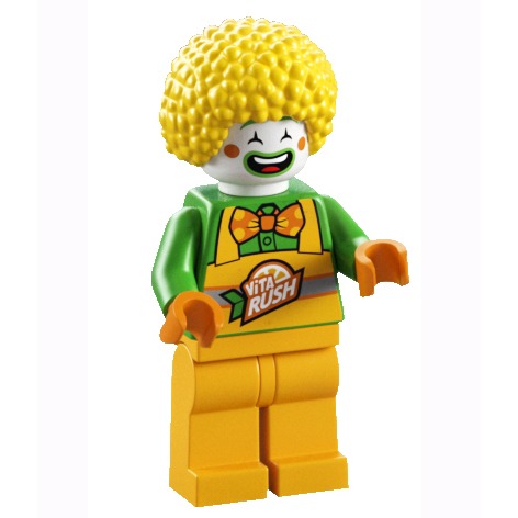 《Brick Factory 》全新 樂高 LEGO 60330 小丑 Clown 黃色 爆炸頭 城市系列