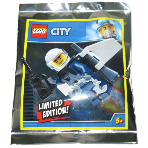 《Brick Factory》全新 樂高 LEGO 951904 警察帶噴氣背包 飛行器 Jet Pack 城市系列