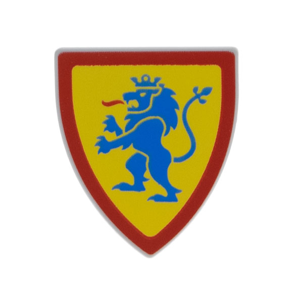 《Brick Factory》 樂高 LEGO 10305 3846pb064 盾牌 獅子 獅國 城堡 徵兵-規格圖1