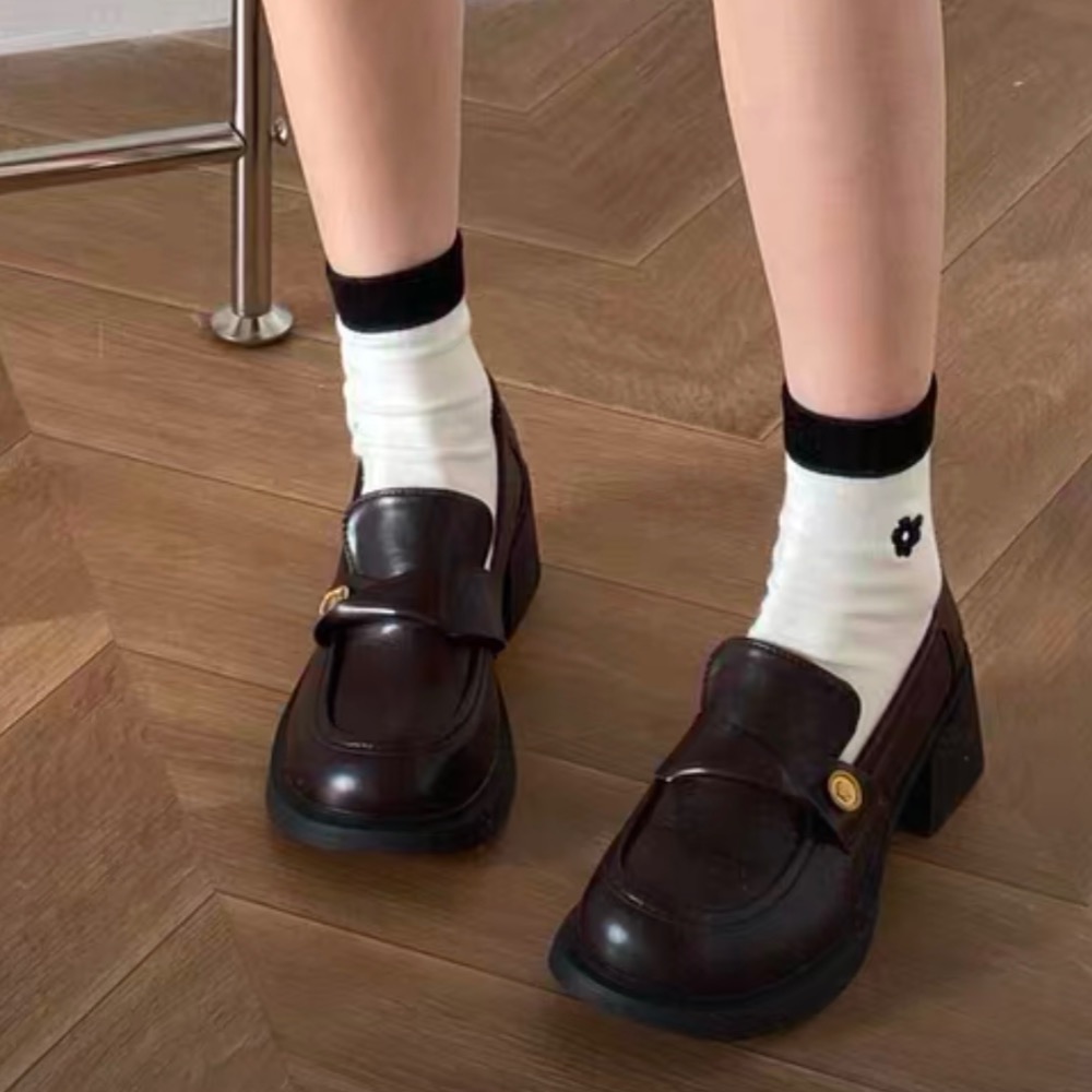 高級感復古氣質皮鞋-規格圖4