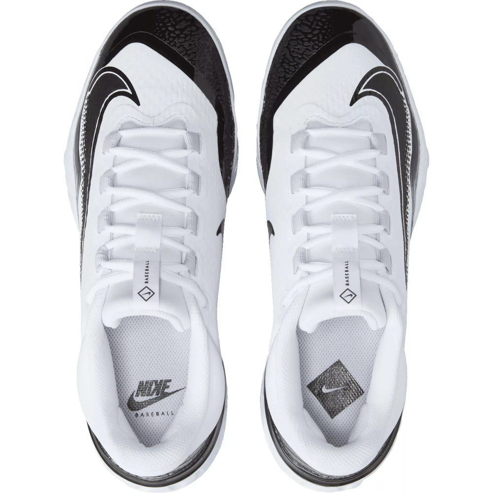 US10.5, 11全新含鞋盒 Nike Alpha Huarache Elite 4 Low MCS棒壘球膠釘 黑/白-細節圖6