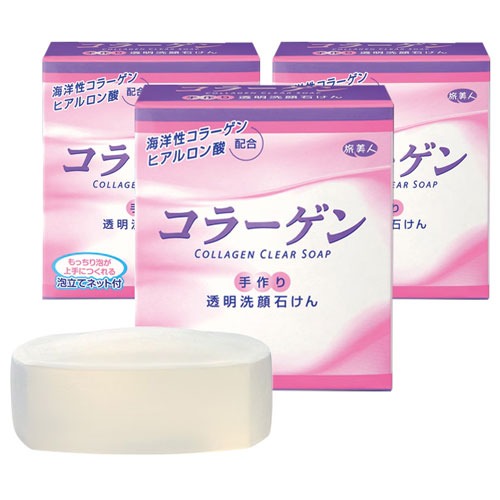 日本製 旅美人 海洋膠原手工皂100g*3入 ✿-細節圖2
