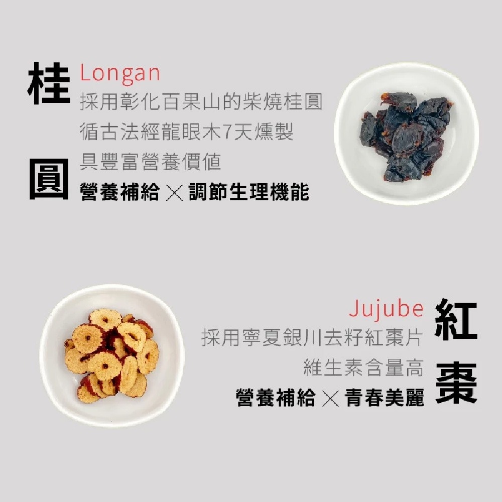 【日悅本草】桂圓紅棗茶｜大份量13g｜桂圓/紅棗/玫瑰/枸杞｜台灣製造｜暖心茶 龍眼福肉漢方草本養生茶包-細節圖2
