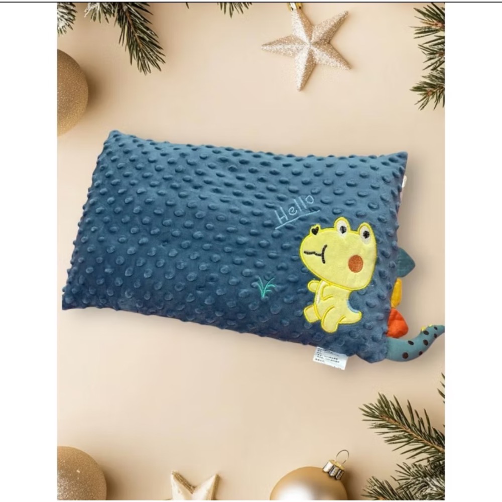 【嚴選家居】兒童3D恐龍豆豆枕安撫枕 現貨兒童枕 幼稚園必備現貨選顏色-細節圖2
