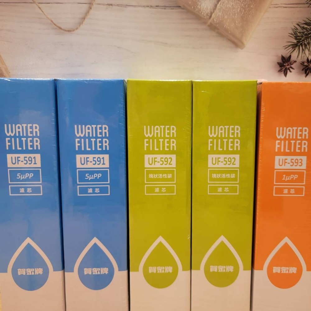 賀眾牌 UF- 591 592 593 504 505 UR-5401 一年份 濾芯 濾心-細節圖2