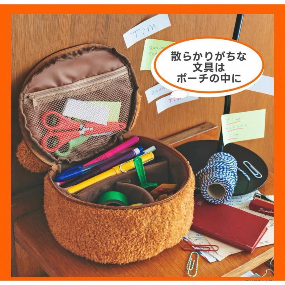 現貨免等 日雜款 提姆熊 化妝包 收納小包 小物包 手拿包-細節圖3