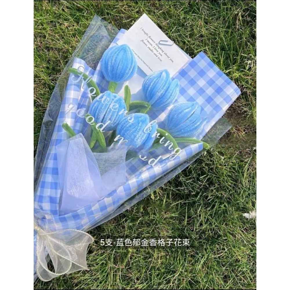 扭扭棒鬱金香花束-細節圖3