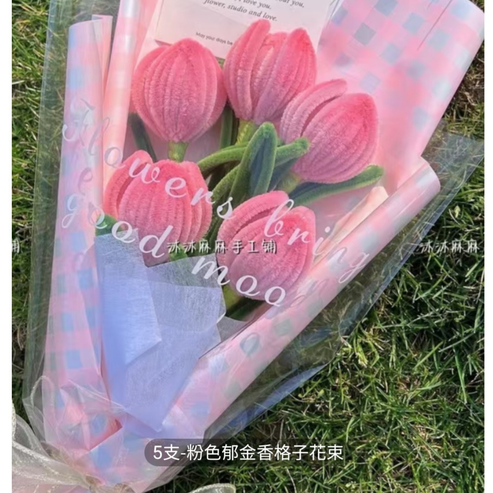 扭扭棒鬱金香花束-規格圖3