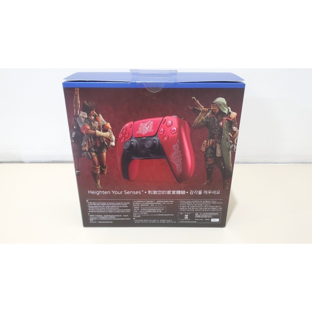PS5 魔物獵人 荒野 手把 限量版 DualSense 無線控制器 台灣公司貨 全新未拆 保固一年-細節圖3
