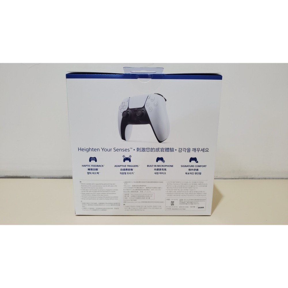 PS5 DualSense 無線控制器 白色 手把 全新未拆 台灣公司貨 保固一年-細節圖3