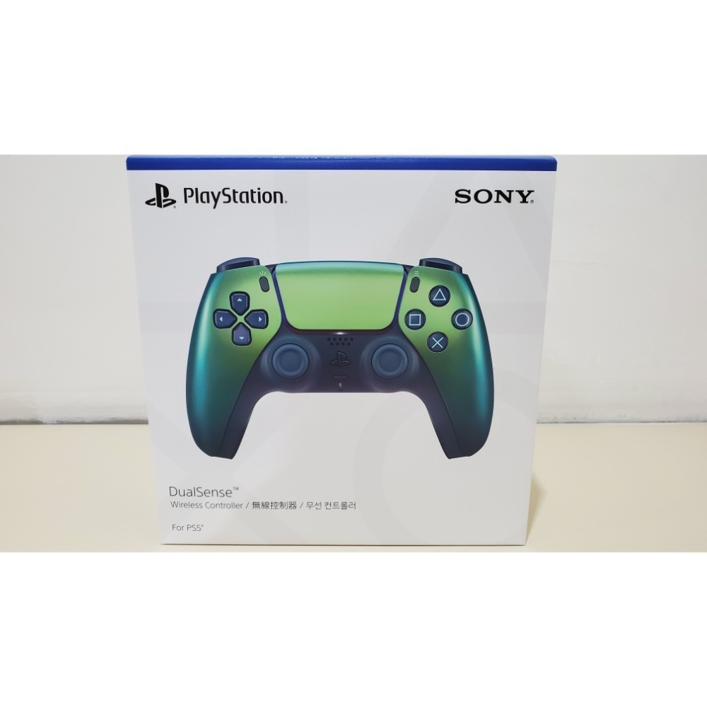 PS5 DualSense 無線控制器 閃耀系列 閃耀青 手把 全新未拆 台灣公司貨 保固一年-細節圖2