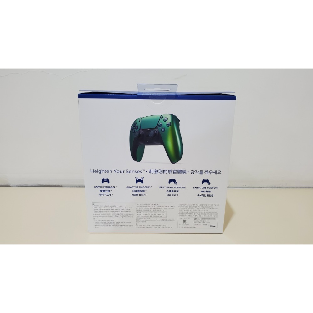 PS5 DualSense 無線控制器 閃耀系列 閃耀青 手把 全新未拆 台灣公司貨 保固一年-細節圖3