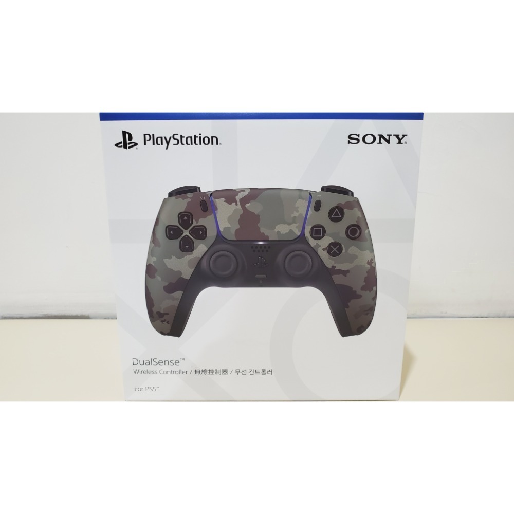 PS5 DualSense 無線控制器 深灰迷彩 手把 全新未拆 台灣公司貨 保固一年-細節圖2