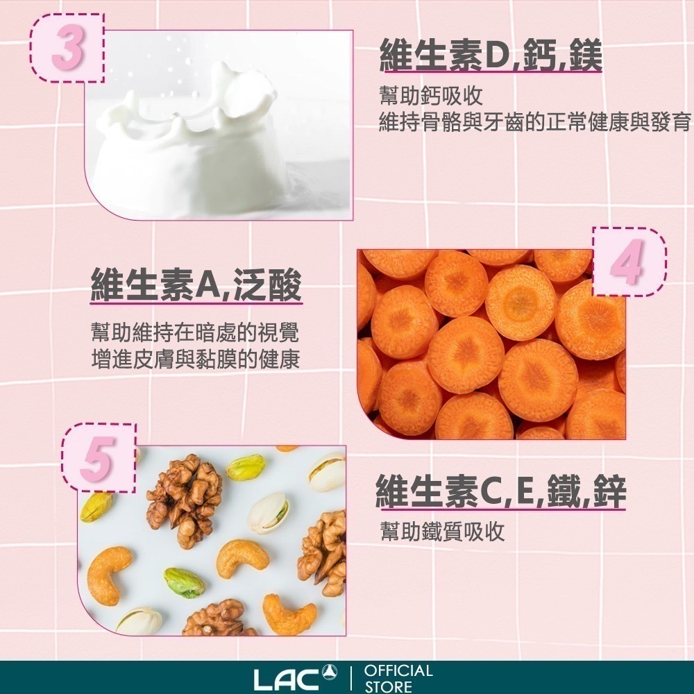 【LAC 利維喜】 婦寶樂孕婦綜合維他命120錠-細節圖6