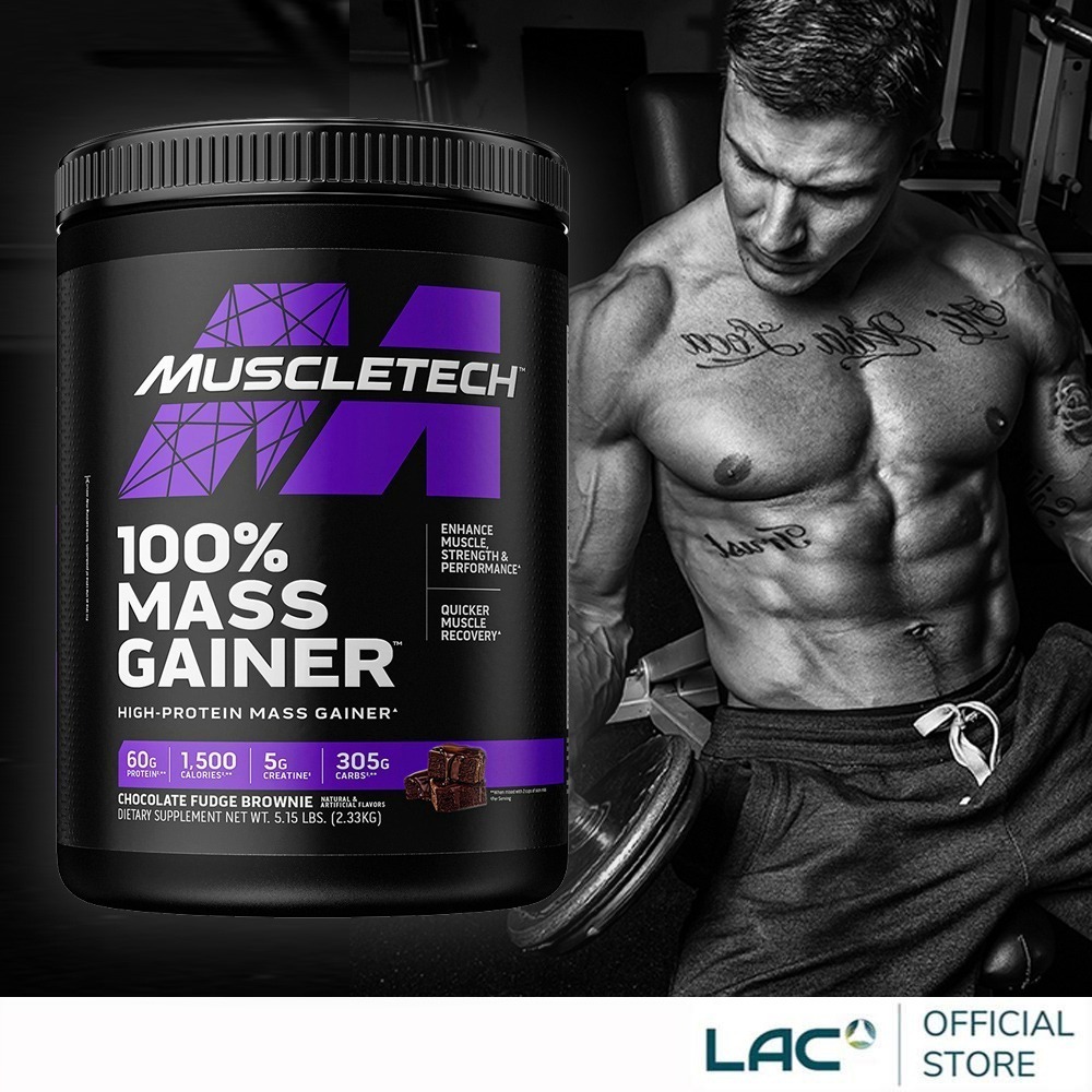 【LAC利維喜】Muscletech 麥斯征重乳清蛋白5.15磅-任選口味(巧克力布朗尼/香草奶昔)-細節圖2