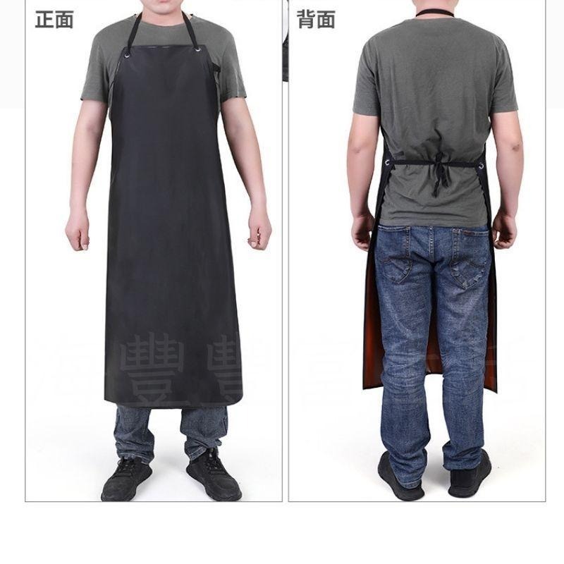 {台北出貨} 防水圍裙 圍裙 工作圍裙 割草機圍裙 萬用圍裙 耐酸 耐鹼 水産工作 防油 食堂洗碗工 食品廠圍腰-細節圖8