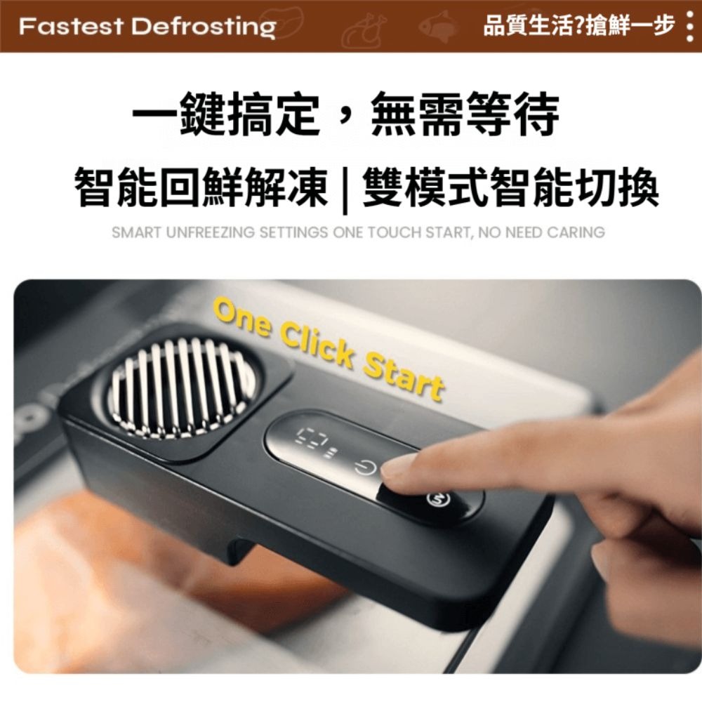 極速回鮮解凍盒 牛排 鮭魚 解凍板 解凍盒-細節圖8