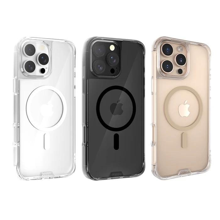 hoda 晶石玻璃軍規防摔保護殼 MagSafe 適用 iPhone 17 16 15 14 13 12 手機殼-細節圖2