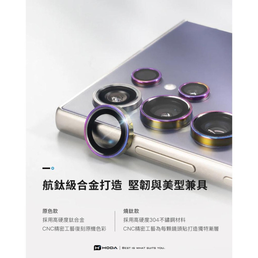 HODA 藍寶石鏡頭保護貼 S26 Ultra S25 s24 Ultra s23 全系列 鏡頭貼-細節圖8
