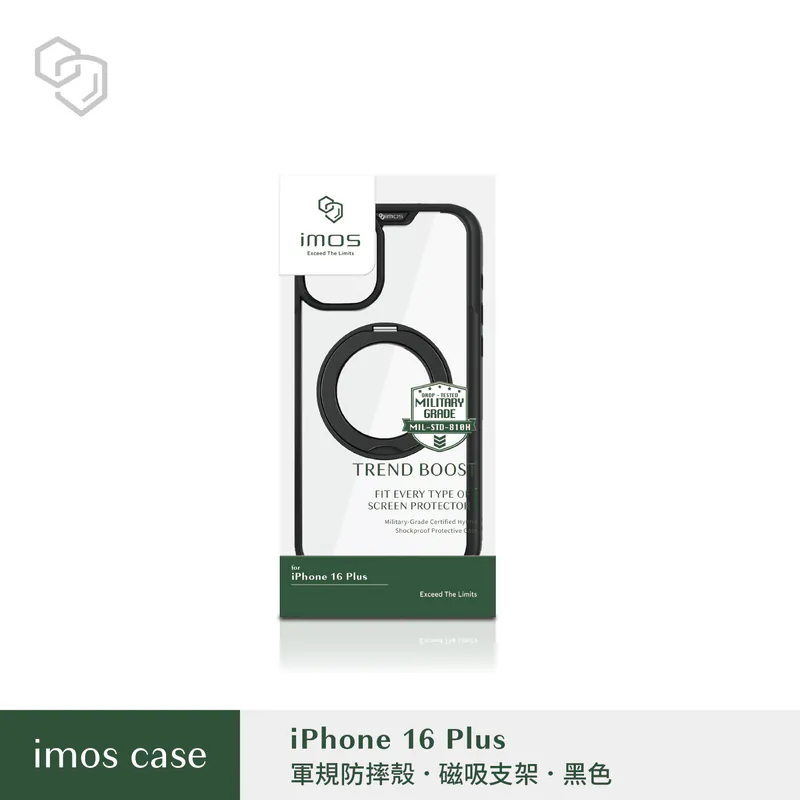 imos 軍規磁吸支架保護殼 適用iPhone 17 16 15 系列 手機殼 保護殼-規格圖9
