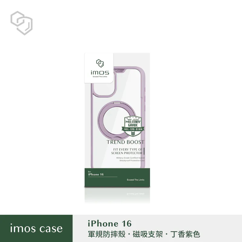 imos 軍規磁吸支架保護殼 適用iPhone 17 16 15 系列 手機殼 保護殼-規格圖9