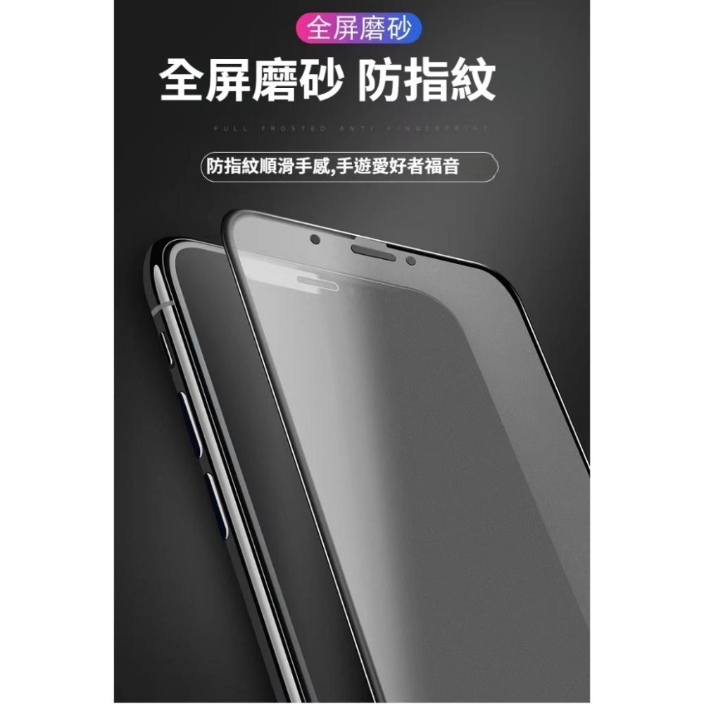 霧面抗藍光 滿版保護貼 玻璃貼 適用 iPhone 17 16 15 14 13 12 11-細節圖2