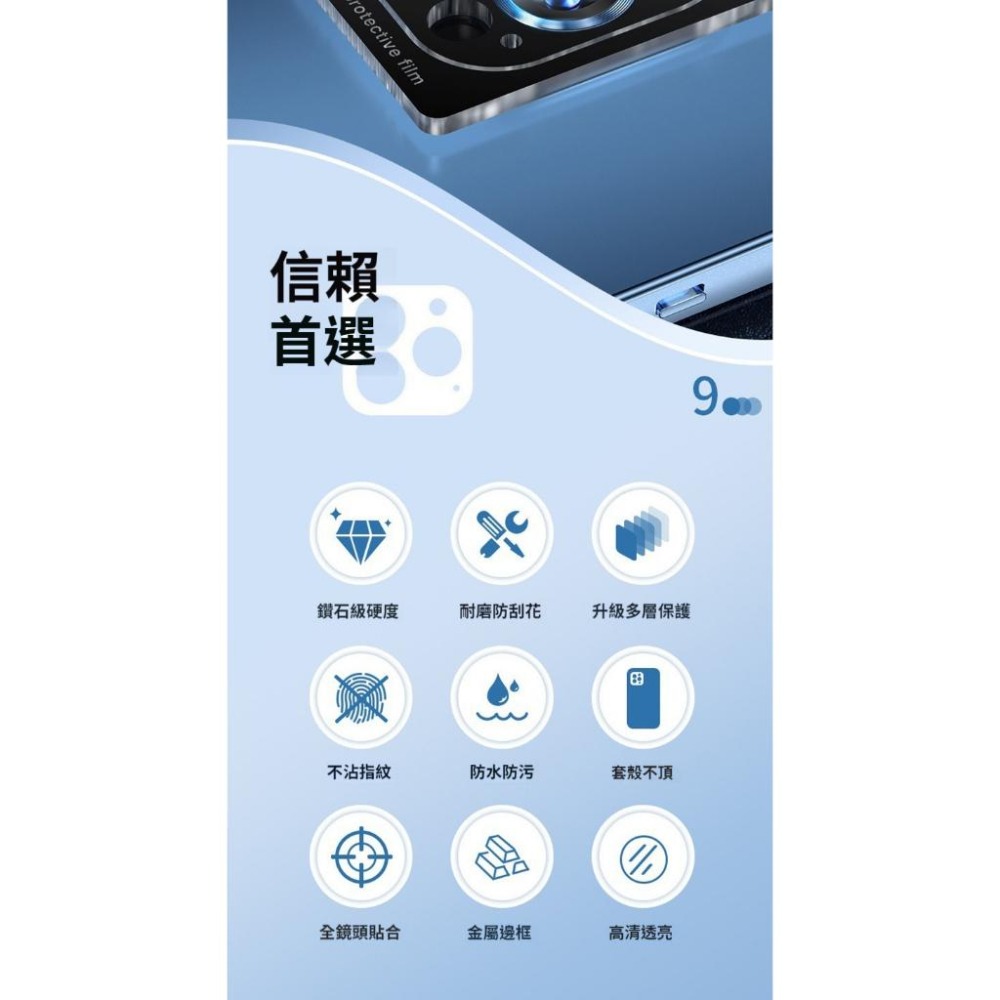 隔日到貨 鏡頭貼 附貼膜神器 鏡頭保護貼 保護貼 玻璃貼 適用 iPhone 17 16 15 14-細節圖3