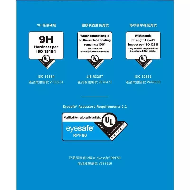 imos 2.5D RPF80 低藍光螢幕保護貼 iPhone 17系列16 Pro/16 ProMax抗藍光 不偏黃-細節圖7