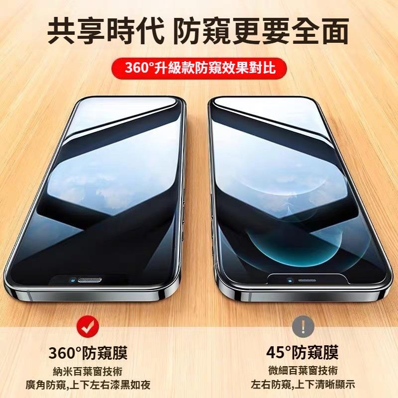 360度防偷窺滿版玻璃貼 霧面防窺 保護貼 iPhone 17 16 15 14 13 12 11 Pro Max XR-細節圖6