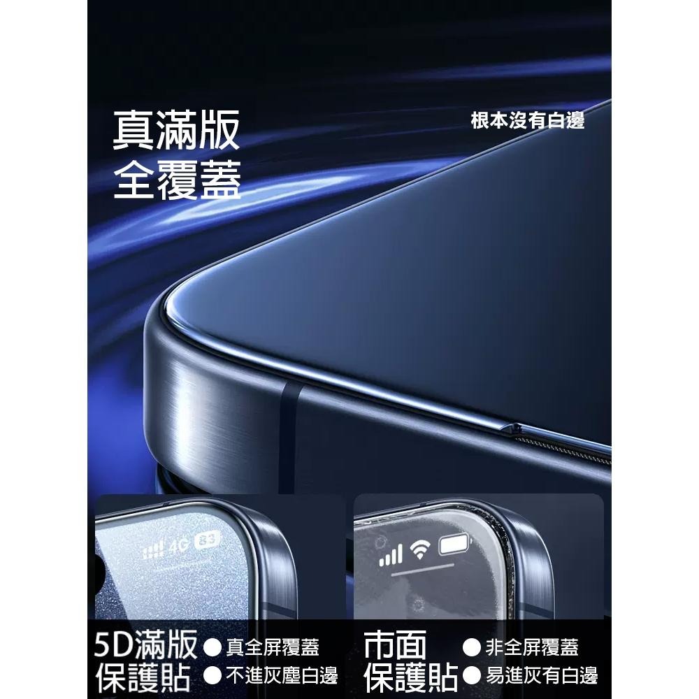 5D透明滿版保護貼 玻璃貼 保護貼 適用 iPhone 17 16 15 14 13 12 11 XR XS-細節圖4