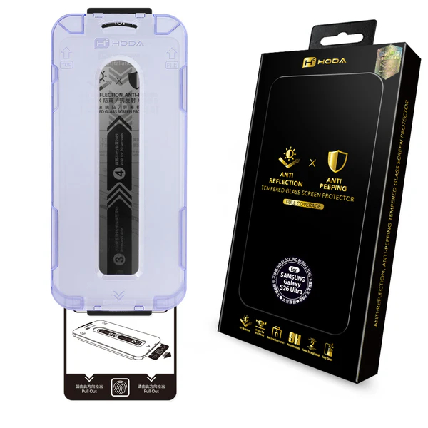 HODA 太空艙AR抗反射玻璃貼 保護貼 適用 Samsung S26 Ultra S25 Ultra S24 Plus-規格圖9