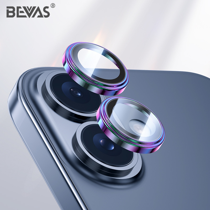 【日本 BEVAS】PVD不鏽鋼鏡頭貼 康寧AR鷹眼 適用 iPhone 17 16 15 系列 鏡頭貼 鏡頭保護圈-規格圖9