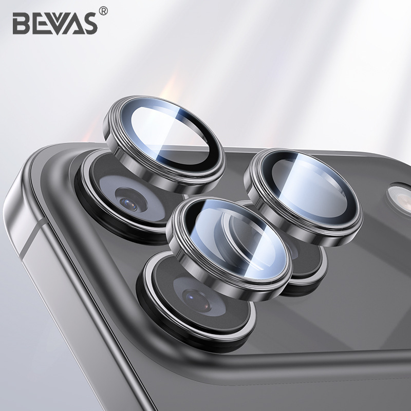 【日本 BEVAS】PVD不鏽鋼鏡頭貼 康寧AR鷹眼 適用 iPhone 17 16 15 系列 鏡頭貼 鏡頭保護圈-規格圖9