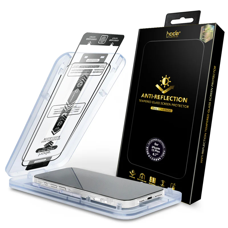 hoda AR抗反射玻璃保護貼附無塵太空艙貼膜神器 適用iPhone17 16 15 14 13 12 11系列-規格圖10