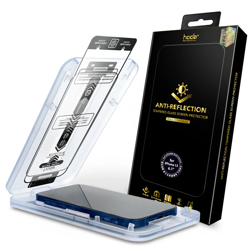 hoda AR抗反射玻璃保護貼附無塵太空艙貼膜神器 適用iPhone17 16 15 14 13 12 11系列-規格圖10