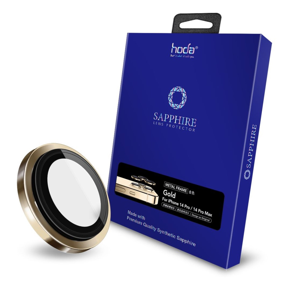 hoda 藍寶石鏡頭保護貼 iPhone 15/14 系列適用，金屬框設計，燒鈦工藝-規格圖10