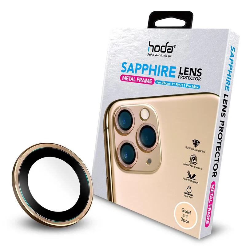 hoda 藍寶石鏡頭保護貼 iPhone 13/12/11 系列適用，金屬框設計，燒鈦工藝-規格圖10