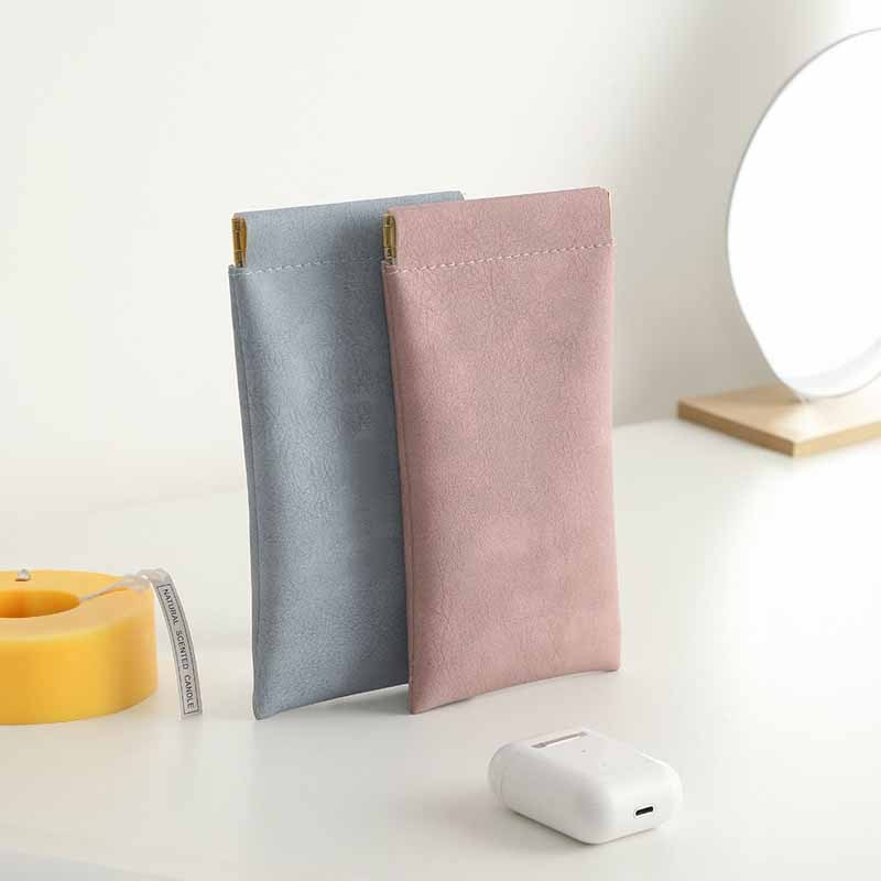 眼鏡收納包 隨身彈力眼鏡收納包 奶油感皮質 眼鏡收納 眼鏡套 收納包 眼鏡盒 眼鏡袋-細節圖3